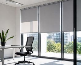 Cortinas rollers para oficina