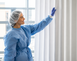 cortinas hospitalarias
