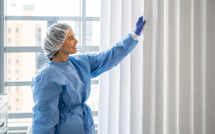 cortinas hospitalarias